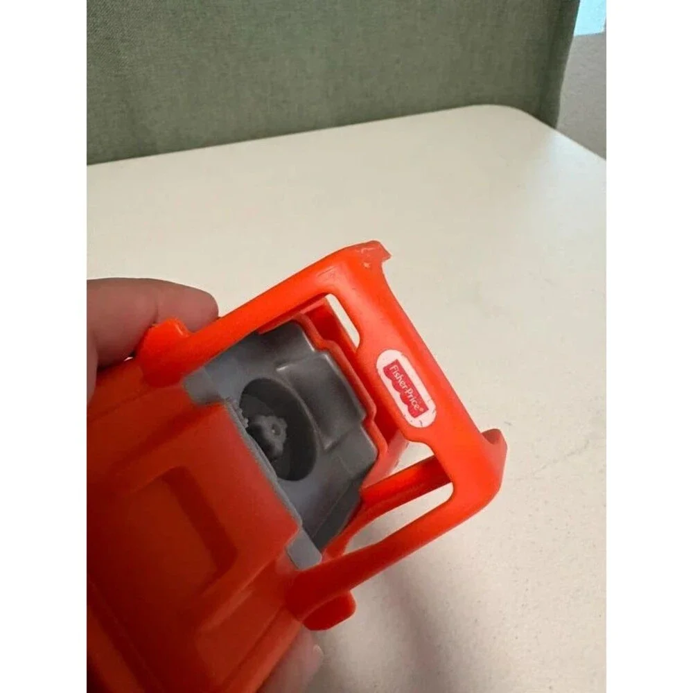 Little people orange truck